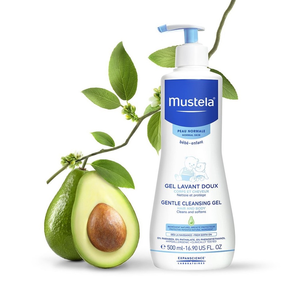 MUSTELA BABY GENTLE CLEANSING GEL FOR NORMAL SKIN 500ML - BRAND NEW